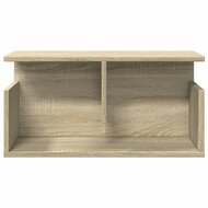 Wandkast 60x20x30 cm bewerkt hout sonoma eikenkleurig 4