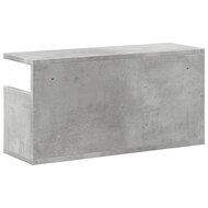 Wandkast 60x20x30 cm bewerkt hout betongrijs 6