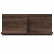 Wandkast 70x16,5x30 cm bewerkt hout bruin eikenkleur 4