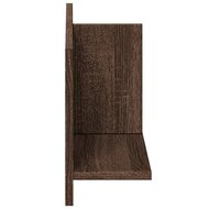 Wandkast 70x16,5x30 cm bewerkt hout bruin eikenkleur 5