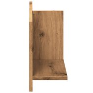 Wandkast 70x16,5x30 cm bewerkt hout artinsanaal eikenkleurig 5