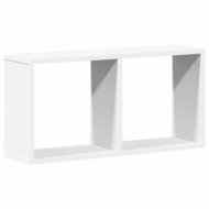 Wandkast 60x16x30 cm bewerkt hout wit 2