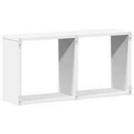 Wandkast 60x16x30 cm bewerkt hout wit 6