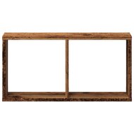 Wandkast 60x16x30 cm bewerkt hout oud houtkleurig 4