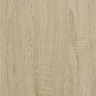 Vitrinekast 60x8,5x58 cm bewerkt hout sonoma eikenkleurig 9