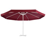 Vervangingsdoek voor parasol 500 cm bordeauxrood 2