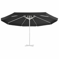 Vervangingsdoek voor parasol 500 cm zwart 2