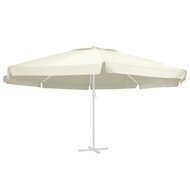 Vervangingsdoek voor parasol 600 cm zandkleurig 1