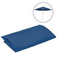 Vervangingsdoek voor parasol 300 cm azuurblauw 2