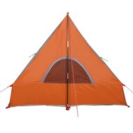 Tent A-frame 2-persoons waterdicht grijs en oranje 9