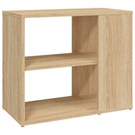 Bijzetkast 60x30x50 cm bewerkt hout sonoma eikenkleurig 2