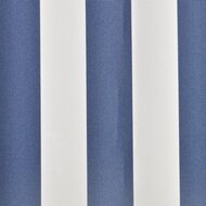 Luifeldoek 3x2,5 m canvas blauw en wit 3