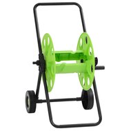 Slanghaspelwagen voor 60 m 1/2&quot; slang staal groen 1