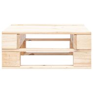 Tuinhocker pallet hout 3