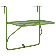 Balkontafel 60x40 cm staal groen 2