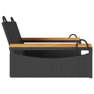 Schommelbank 63x62x40 cm poly rattan zwart 5