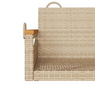 Schommelbank 63x62x40 cm poly rattan beige 8