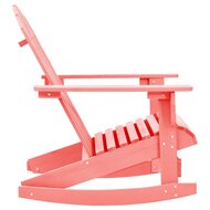 Schommelstoel Adirondack massief vurenhout roze 3