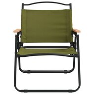 Campingstoelen 2 st 54x43x59 cm oxford stof groen 4