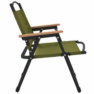 Campingstoelen 2 st 54x43x59 cm oxford stof groen 5