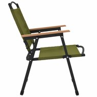 Campingstoelen 2 st 54x55x78 cm oxford stof groen 5