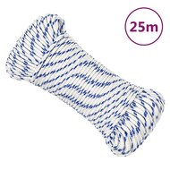 Boot touw 4 mm 25 m polypropyleen wit 1