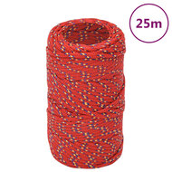 Boottouw 2 mm 25 m polypropyleen rood 1