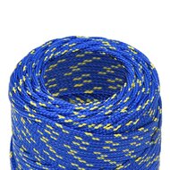 Boottouw 2 mm 100 m polypropyleen blauw 4