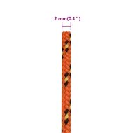 Boottouw 2 mm 50 m polypropyleen oranje 6