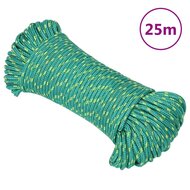 Boottouw 3 mm 25 m polypropyleen groen 1