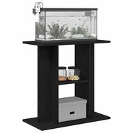 Aquariumstandaard 60x30x60 cm spaanplaat zwart eikenkleurig 4