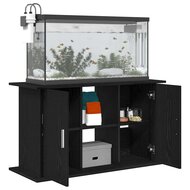 Aquariumstandaard 101x41x58 cm spaanplaat zwart eikenkleurig 4