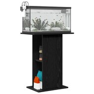 Aquariumstandaard 60,5x36x72,5 cm spaanplaat zwart eikenkleurig 4