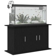 Aquariumstandaard 101x41x58 cm spaanplaat zwart eikenkleurig 4